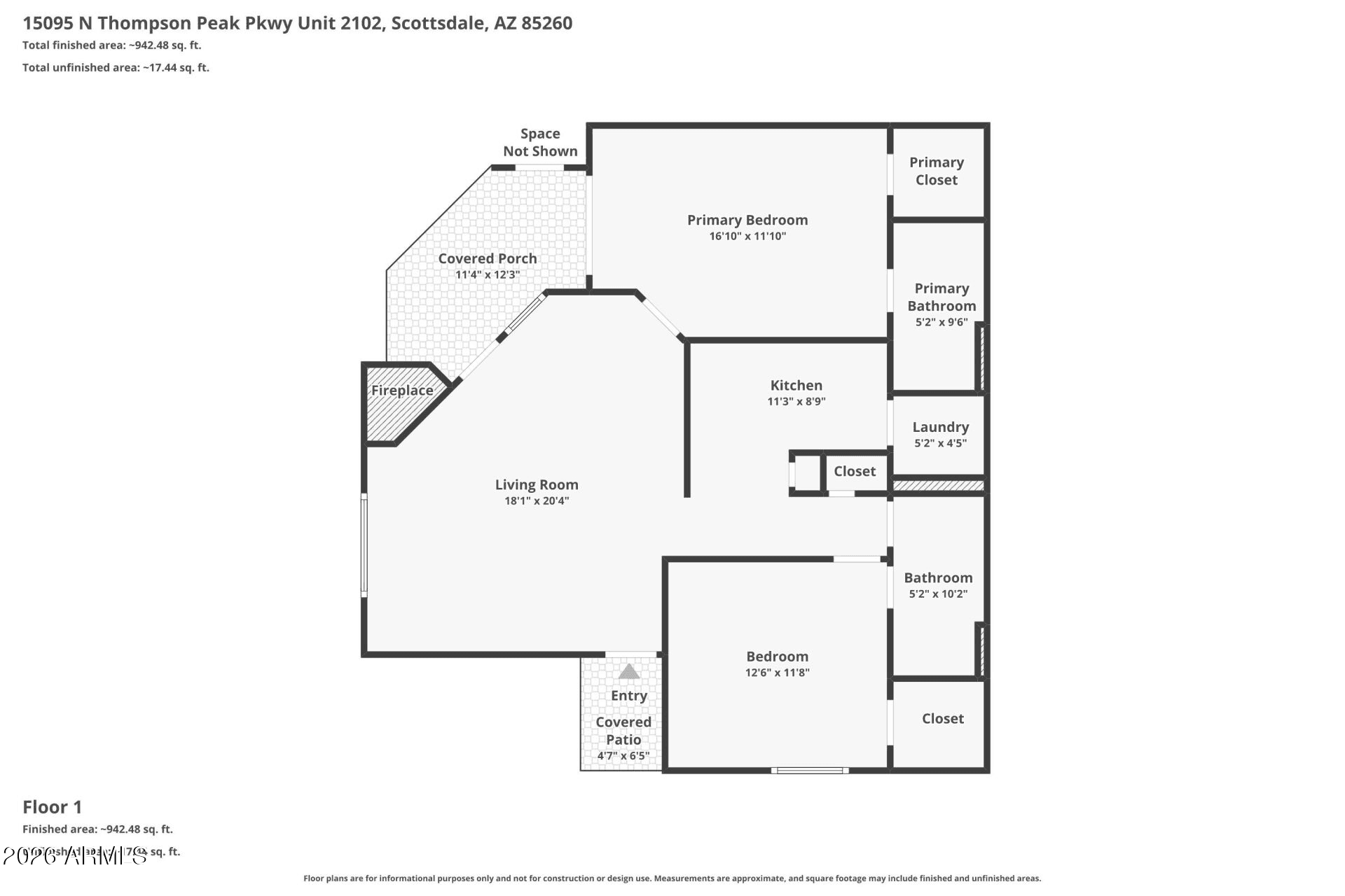 15095 N Thompson Peak Parkway 2102 — photo 49
